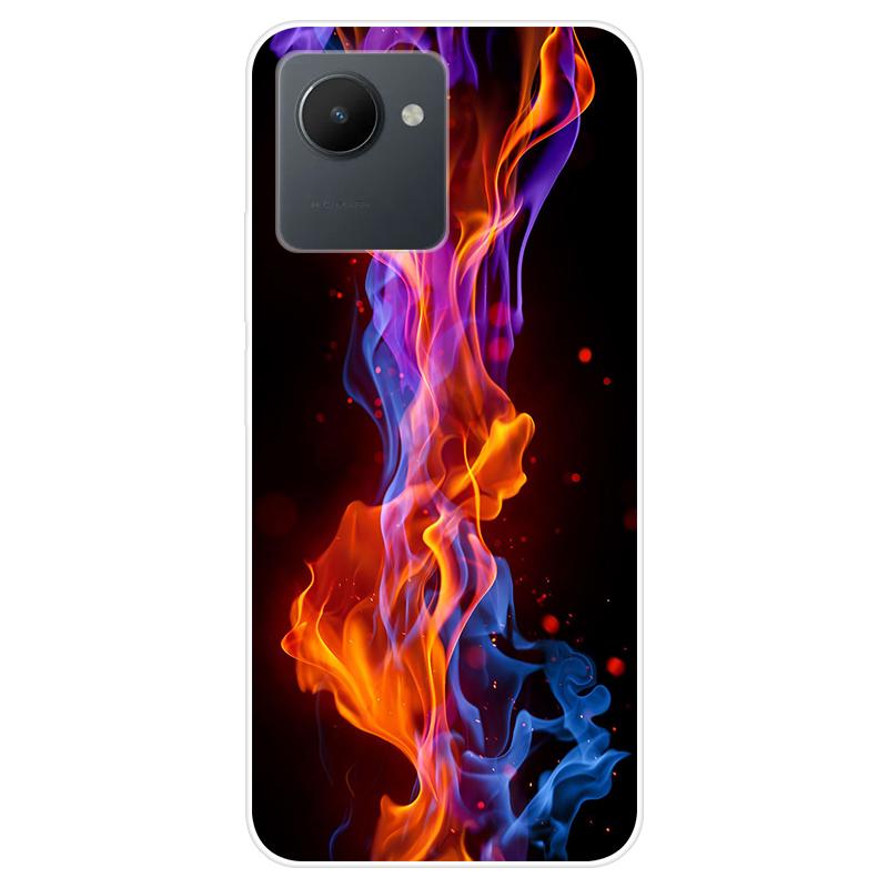 Для Realme C30S C 30S RealmeC30S чехол Мягкая силиконовая задняя крышка Чехол для телефона с рисунком из мультфильма Разнообразие