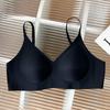 #Gold #summer new model, sexy smooth surface, no steel ring, no imprint, gather bras, close sub-breasts and thin underwear