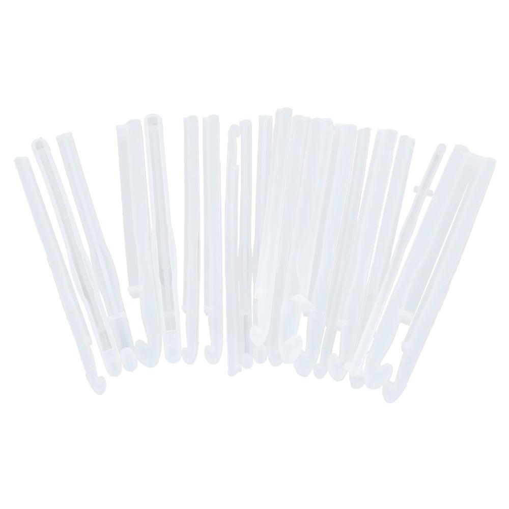 20pcs Silicone Silicone Craft Moulds Resin Casting Knitting Sweaters Tool Yarn Crafts