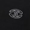Men's Embroidered Logo Round Neck Short Sleeve T-Shirt