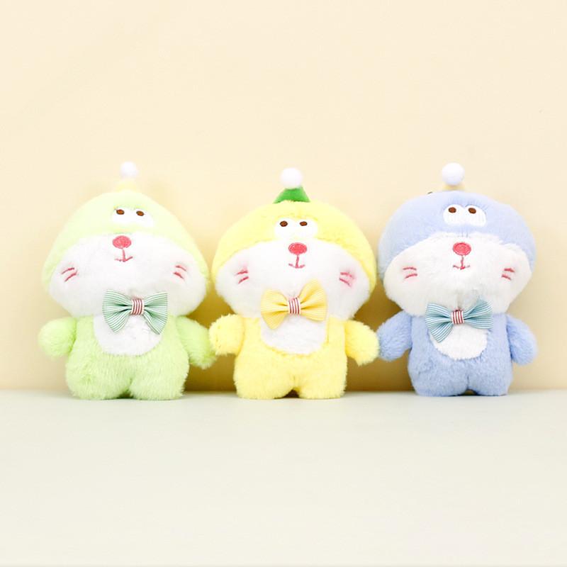 Cute Plush Doraemon Keychain Adorable Cat Plushie Wedding Tossing Toy For Dolls Machine