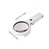 5X/10X Handheld Desk Magnifier with LED Light and Stand USB Powered Illuminated Magnifying Glass