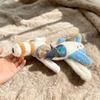 Creative Airplane Snap Ring Bracelet Plush Toy Doll Airplane Standing Shoulder Doll Children's Accompaniment Soothing Ragdoll