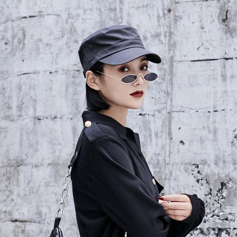 Четыре сезона новая мода винтажная шляпа с плоским верхом газетчика хит Instagram винтажная шляпа женская военная шляпа