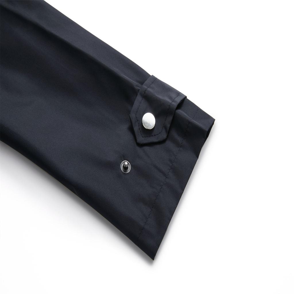 Women's Solid Colored Hooded Long Sleeved Trench Coat With Striped And Straight Tube Jacket