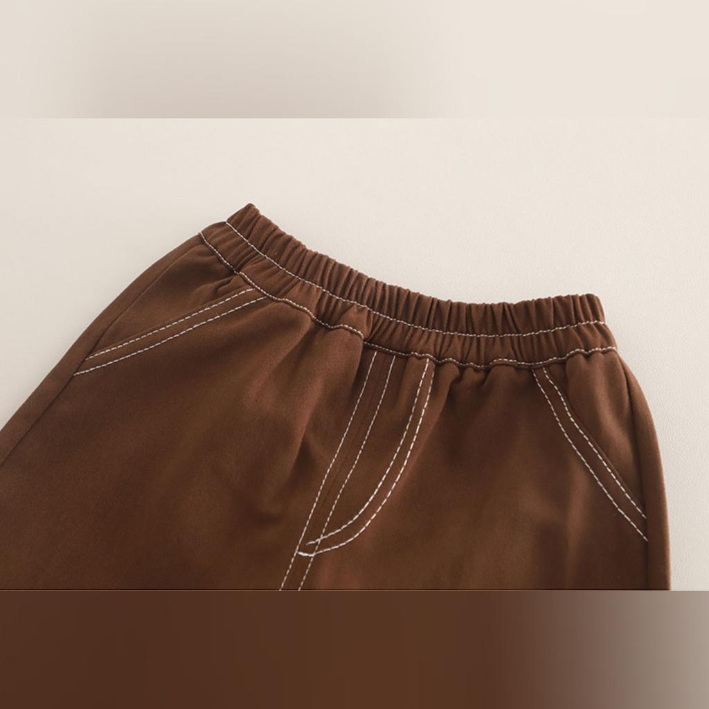 Детский повседневный комплект с длинным рукавом, удобные наряды для повседневной носки