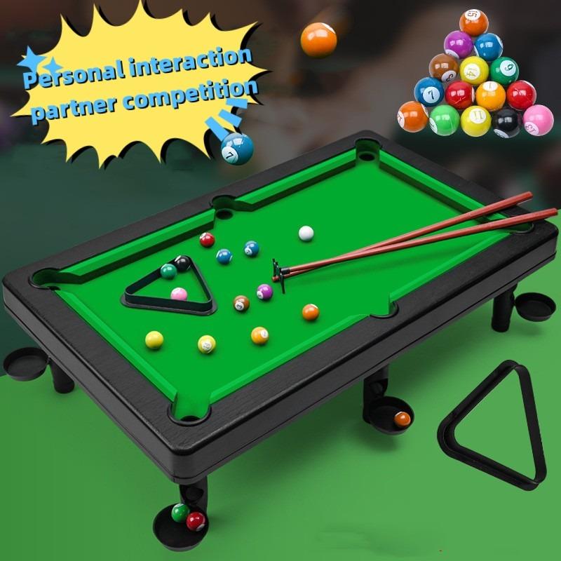 1 Мини-бильярдный набор для детей, домашний бильярдный стол для мальчиков, развивающая игрушка, игра в снукер