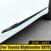 ABS автомобильная дверь длинная полоса защитная боковая наклейка наклейка против царапин кузов бампер полосы для Toyota Highlander XU70 Kluger 2020-2024 2024