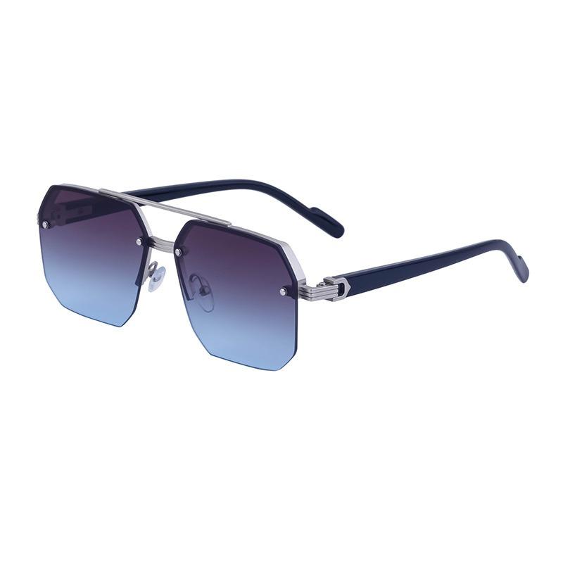 1 шт. высококлассные европейские и американские очки-полуободки, модные солнцезащитные очки для мужчин и женщин, устойчивые к УФ-излучению