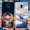 Чехол для Samsung J3 J5 J7 2017 Чехол Милый Мультяшный Кот Модные Цветы Задняя Крышка Для Samsung Galaxy J7 2017 Чехол для Телефона