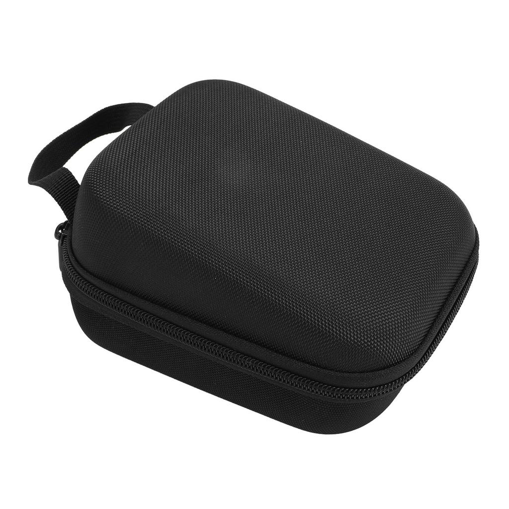 Portable Travel Bag EVA Nylon Hard Shell Storage Case Compact Organizer with Handle and Mesh Pouch Black
