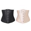 Women Sexy Under Bust Corset Bustier 26 Steel Boned Waist Trainer Body Shaper