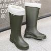 Women Tall Waterproof Rain Boots Non Slip Outdoor Garden Wellington Shoes Sizes 36-41 for Walking Travel and Daily Wear