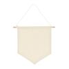 Nordic Blank Cotton Hanging Wall Brooch Pin Badge Holder Display Banner Flag
