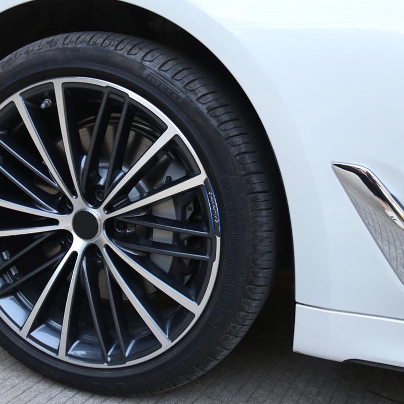 Прочные виниловые наклейки на ступицы колес для Porsche - Набор из 4 штук