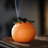 3D Orange Shape Incense Burner Creative Design Desktop Ornament New Ash Catcher  Home Decor