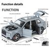 Металлическая модель Rolls-Royce Cullinan 1/32, Изысканное настольное украшение, Лучший коллекционный предмет для энтузиастов моделей автомобилей, Подарок на Хэллоуин