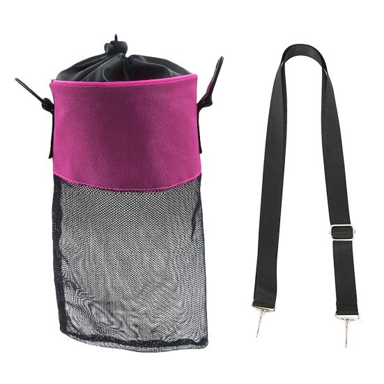 Сетчатый держатель для мешка с прищепками с затягивающимся шнурком, дышащий, влагостойкий, органайзер для хранения прищепок большой вместимости