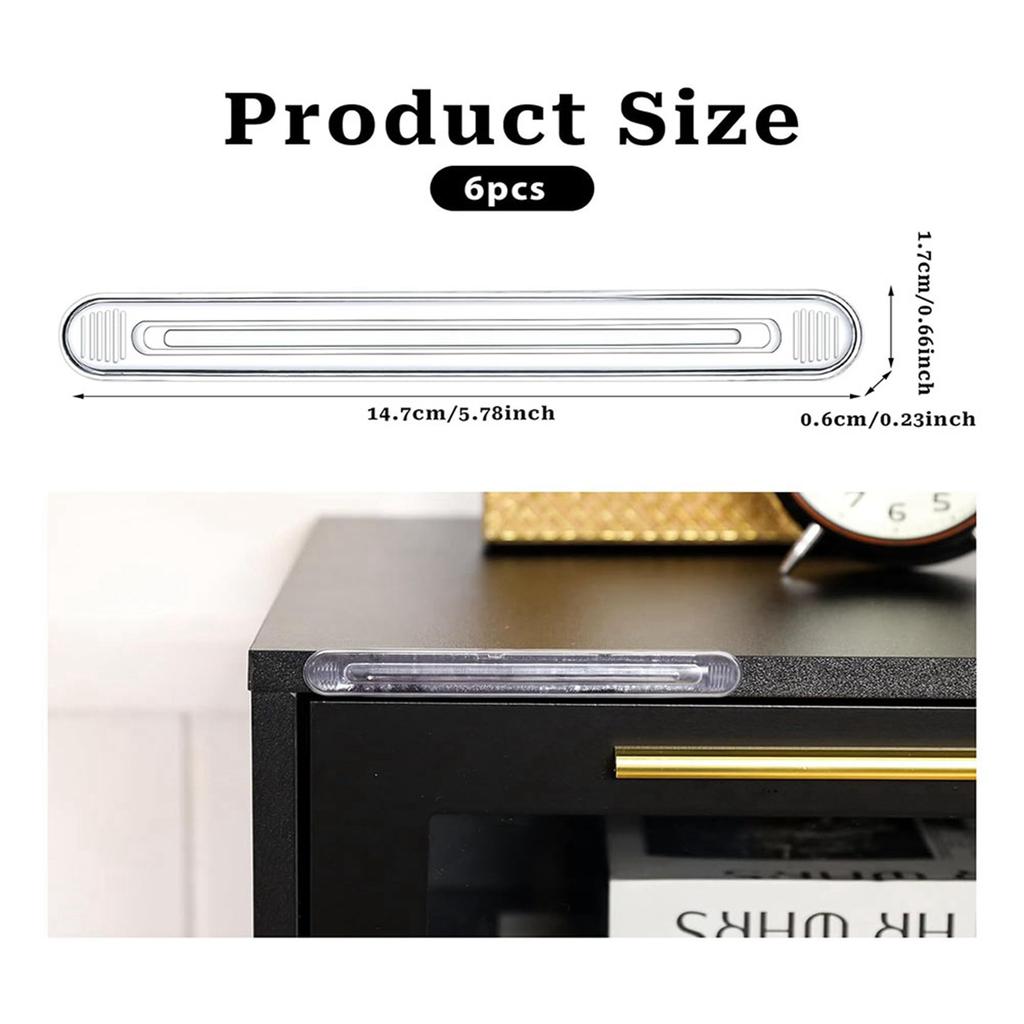 ABUL-Rubber Chair Wall Protector From Chair Back,24 Pack Clear Furniture Bumpers Silicone Cabinet Door For Shower Doors