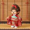 Kuzuki Official Original Kimono Monchhichi Girl Red IPM-11-Z