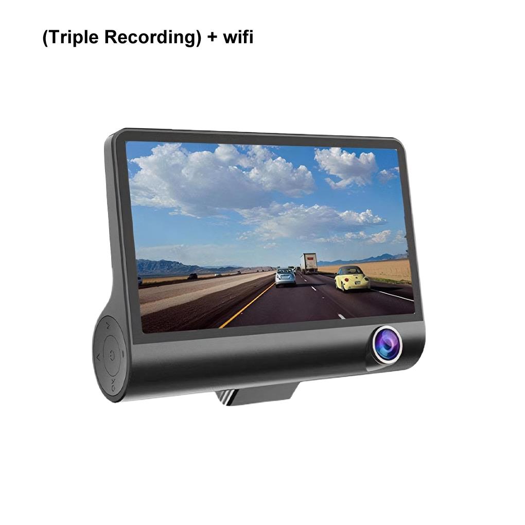 Автомобильный видеорегистратор WIFI HD 1080P, внутренняя камера для автомобиля, двойная/трехсторонняя камера, видеорегистратор, видеорегистратор, мини-видеорегистратор, видеокамера