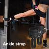 1 пара спортивных ремешков на щиколотке с адаптером с Т-образным замком. Удобная мягкая манжета на щиколотке. Тхэквондо. Силовые тренировки ног. Спортивное защитное снаряжение. Тональный тренажерный зал.