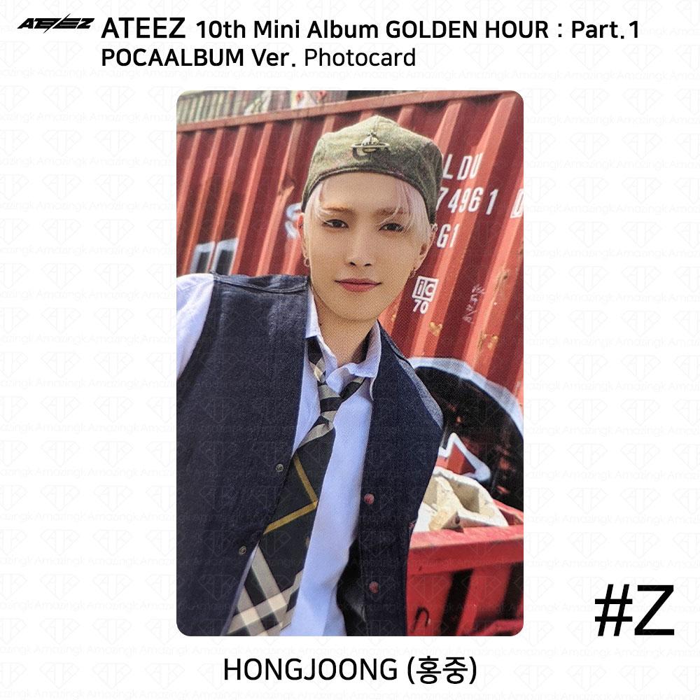 ATEEZ 10-й мини-альбом Golden Hour Part.1 POCAALBUM Фотокарта QR-изображение KPOP