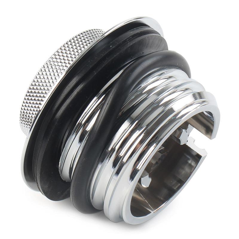 Motorcycle Left Hand Thread Fuel Tank Gas Cap Cover For 1982-2017 Harley Davidson Touring Sportster Dyna Softail