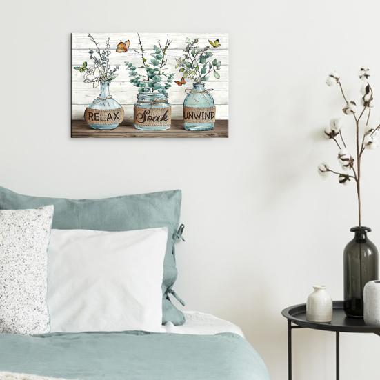 1 комплект декоративной живописи изысканный цветочный узор настенная живопись подвесная картина фермерский дом праздничный декор