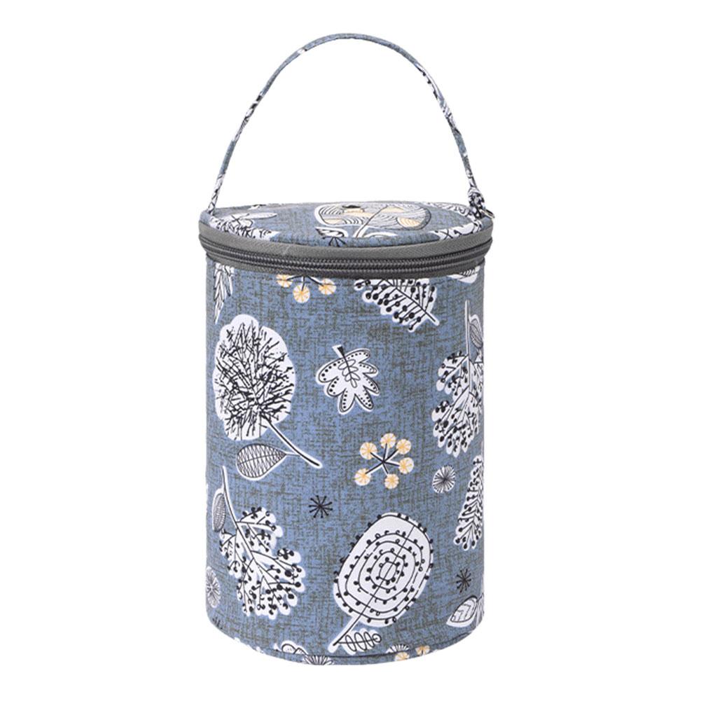 Knitting Crochet Bag Large Capacity Sewing Needles Handbag Oxford Cloth Travel Crochet Yarn Handbag for Crocheting DIY Craft