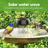 Solar Water Wiggler for Bird Bath Round Shaped 5V 0.5W Solar Powered Water Agitator Bubbler for