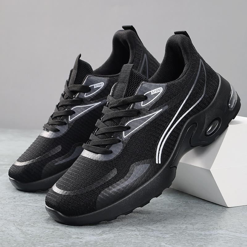Shoes Men's Sports Shoes New Spring Men's Shoes Trendy Mesh Air Cushion Shoes Soft Sole Comfortable Running Shoes