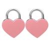 2pcs Colorful Exquisite Heart Shaped Padlock With Keys Love Lock Padlock  Handbag Decoration