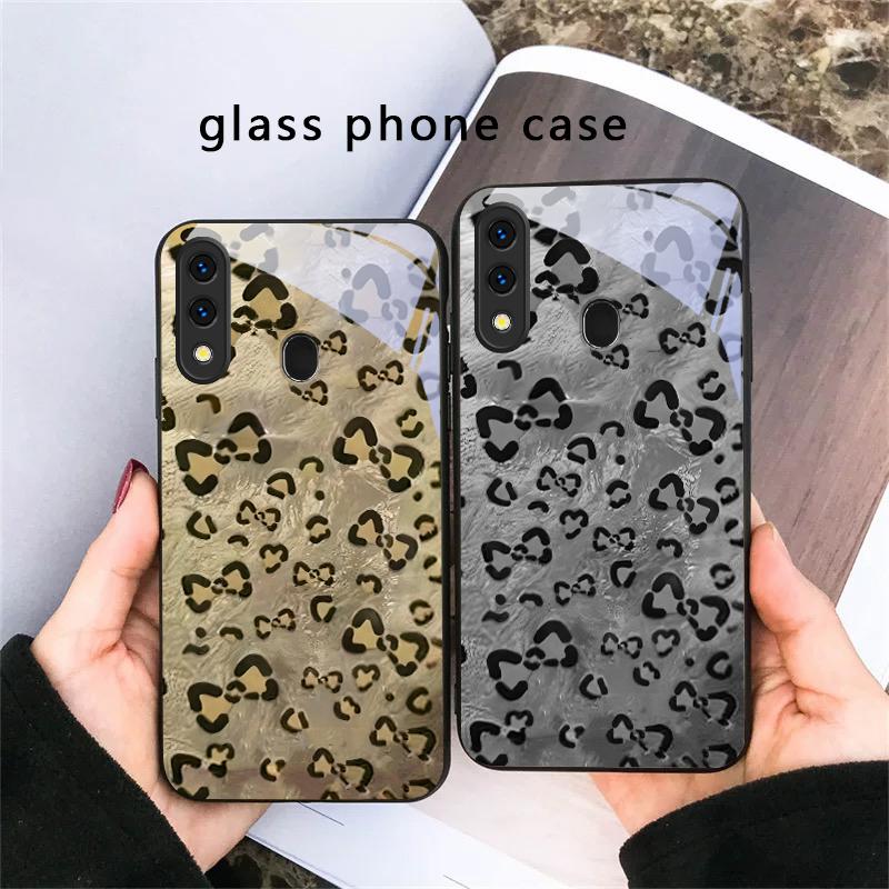 Абстрактный леопардовый принт Для Samsung Galaxy A30 A31 A32 A33 A34 A35 A42 A30s A20 A25 A26 A51 A56 A54 A72 A73 A70 Стеклянный чехол для телефона