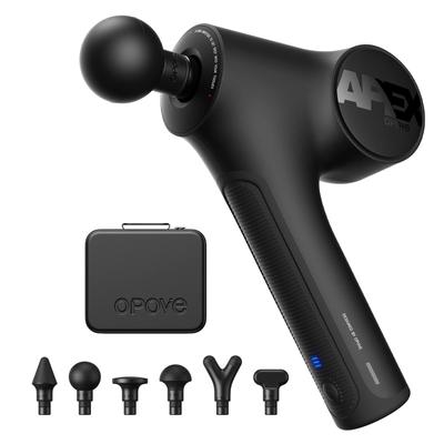 Opove APEX Миофасциальный массажер, максимальная нагрузка 22 кг, 6 больших эргономичных пистолетов для массажа всего тела, гарантия мирового класса, амплитуда 14,5 мм, давление, насадки, вместимость.