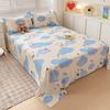 Простыня с принтом милых животных, 1 шт., простыня с двойным верхом, простыни King для девочек и мальчиков, детское одинарное постельное белье королевского размера, 100% хлопок, постельное белье
