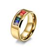 European and American Style Titanium Steel Rings Rings Couples Jewelry Do Not Fade