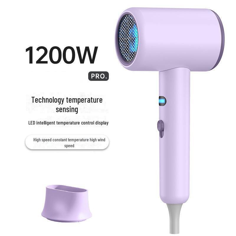 Фен высокой мощности с цифровым дисплеем, интеллектуальной регулировкой температуры и технологией Blue Light Ion