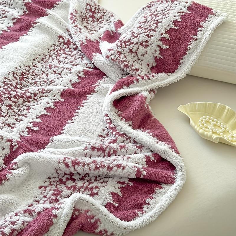 1 шт. Мягкий и уютный плед - Теплый фланелевый для дивана, офисная шаль, для спальни, для кемпинга и путешествий, офисная шаль