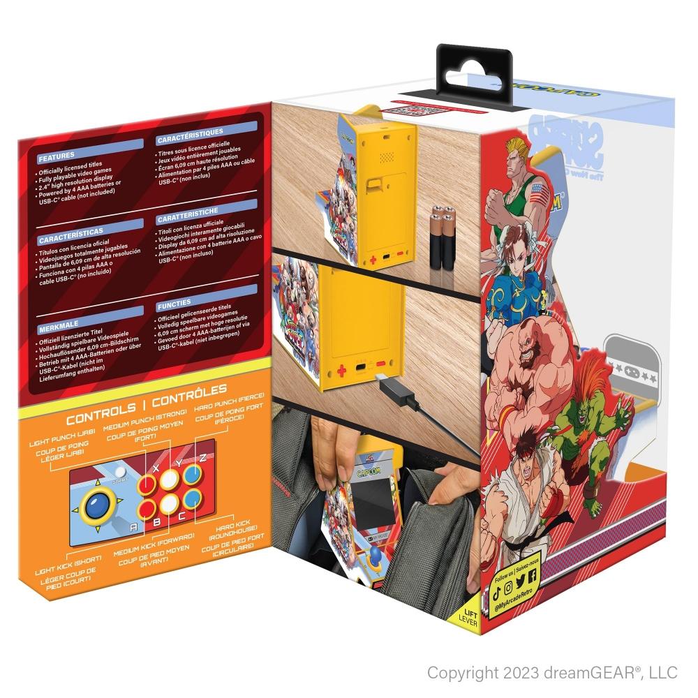 Мой Arcade Super Street Fighter II Nano Player Портативный ретро-аркадный (2 игры в 1)