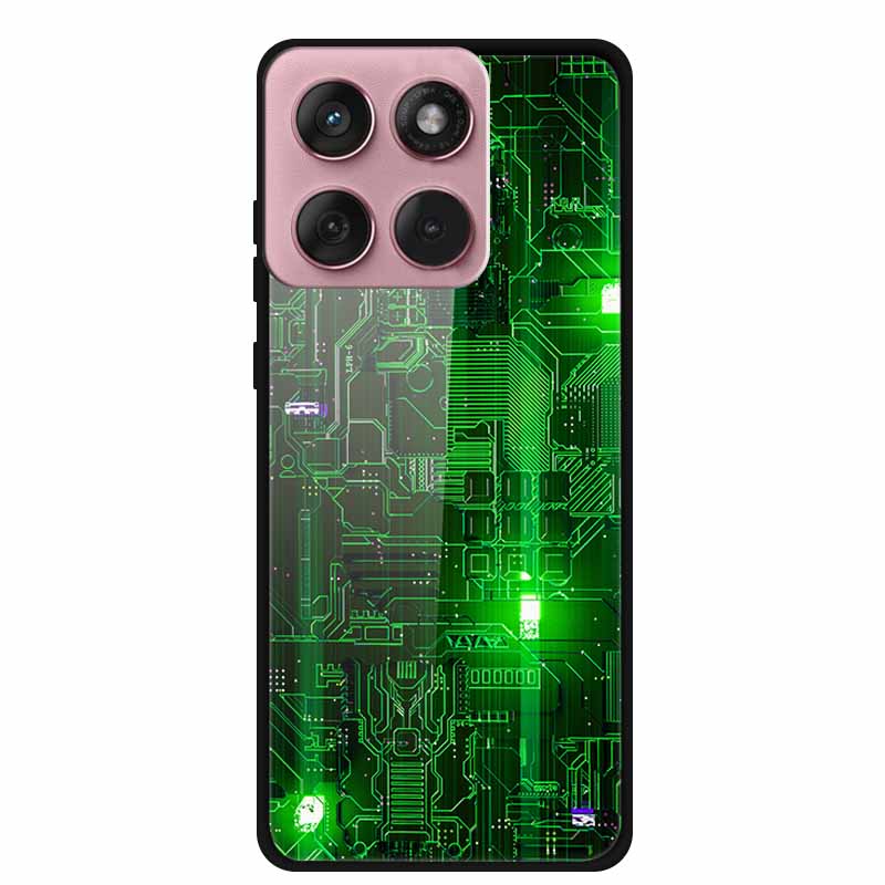 6.67" Стеклянная задняя крышка для Motorola Edge 60 60s 5G Чехол Закаленное стекло Чехол для Motorola Edge 60 Fusion Coque Защитные Fundas