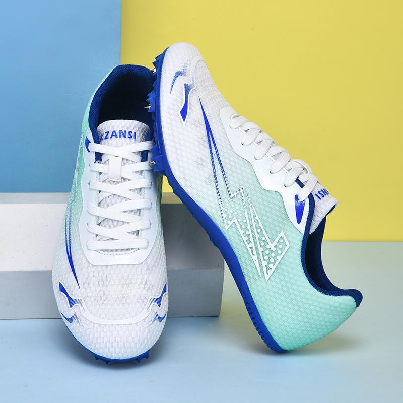 Стильная новая унисекс спортивная обувь для ног Профессиональные мужские кроссовки для ног Нескользящие шиповки для трека Беговые кроссовки для детей девочек