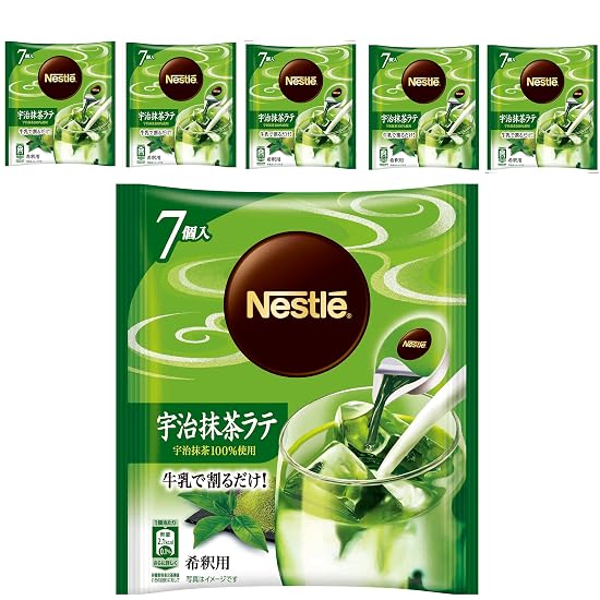 Nestle Portion Удзи Матча Латте 7 Пакетиков 6 Пачек Растворимый Концентрированный Разбавляемый