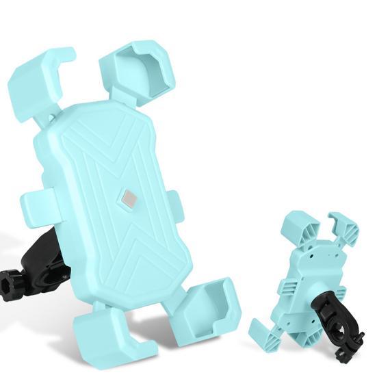 Держатель для телефона на велосипеде Противоударный фиксатор с нескользящим зажимом с четырьмя когтями Крепление для мобильного телефона на электрическом велосипеде Навигационный кронштейн