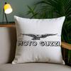 Brand Moto G-GuzziS Pillow Case Office Sofa Dorm Chair Back Short Plush Double-sided Printing Home  Cushion Cover