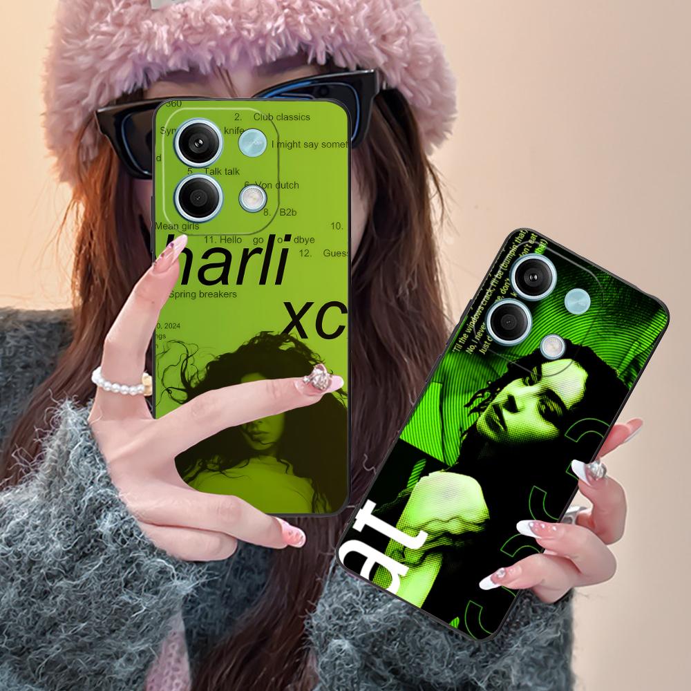 Чехол для мобильного телефона Charli XCX brat для POCO M7 M6 M5 M4 M3 X7 X6 X5 X4 X3 Pro GT 5G Цветной печатный чехол Чехол Красивый Роскошный