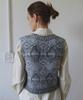 EN OR [Alpaca 35%] Superfine Alpaca Nordic Vest - Gray