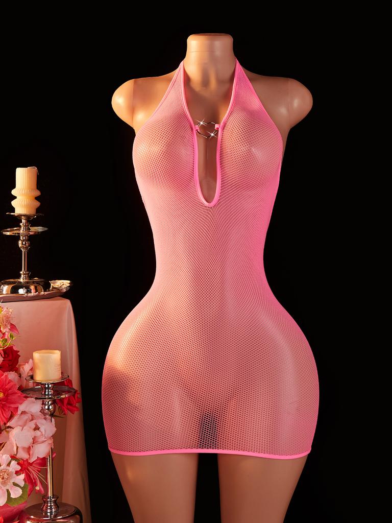 Сексуальное платье для взрослых женщин, порно, одежда, эротическое белье без промежности, прозрачное, с глубоким V-вырезом, экзотическое, с открытыми ягодицами, бэбидоллы