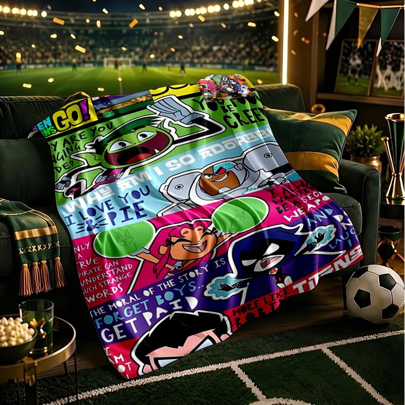 Titans Humor Throws Blanket Flannel Blankets Plush for Couch Bed Gifts for Men Women Travel picnic blanket Christmas fan gifts