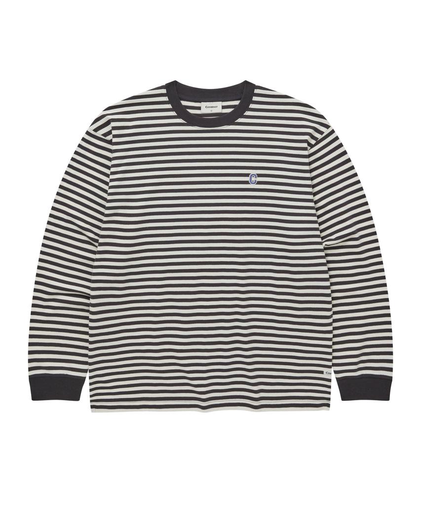COVERNAT Basic Striped Long Sleeve Black